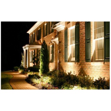 Floodlights are used for night landscape lighting