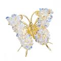 Opal Butterfly Decoration Healing Crystal Chip Beads Ornament Home Decor Gifts