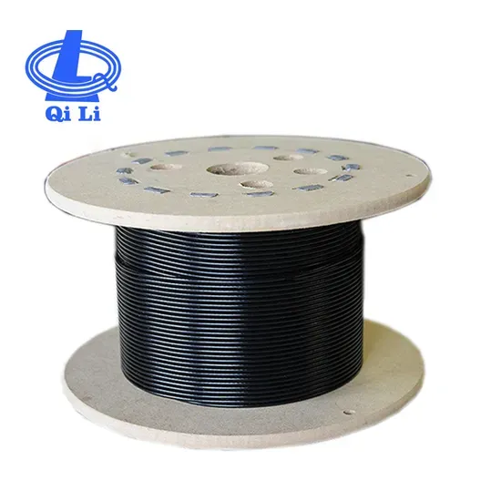 High Tensile Black PU/PA Plastic Coated Wire Rope