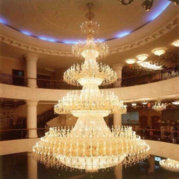 European Classic K9 Crystal Chandelier for Luxury Hotel Lobbies