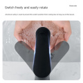 Matte black hot cold water wash basin faucet