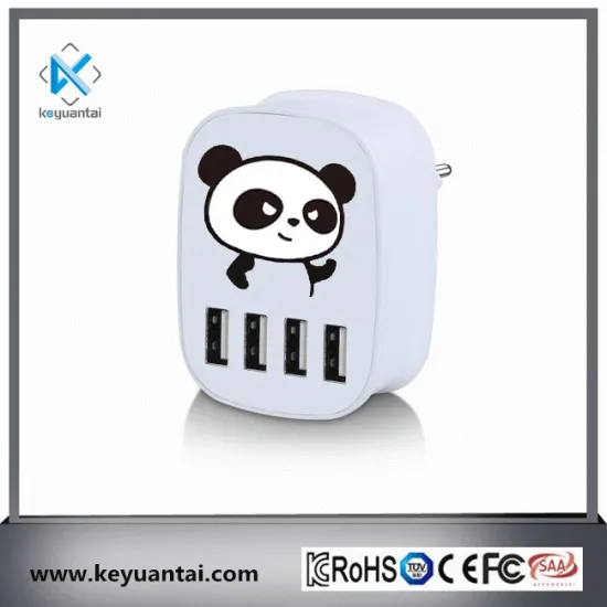 2016 New 4 Ports USB Charger with Smart IC for smart phone