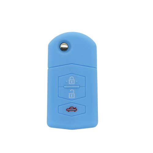 Silicone 3 buttons key cover Walmart for Mazda