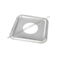 Aluminum foil container square burner bibs liner