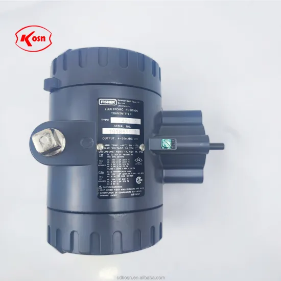 Emerson High Precision Fisher 4211 Electronic Positioner Transmitters and Differential Pressure Transducers for Enhanced Process Control