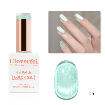 ชุดรูปแบบใหม่ Cat Eye Gel Polish - 10pcs สีพาสเทล 15ml สำหรับการทำเล็บ DIY
