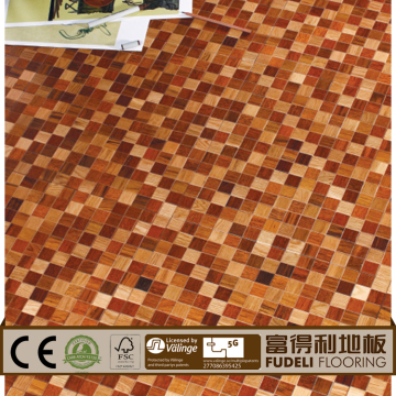 Best seller AB grade FSC Certified Classic design oak floor tiles with pattern