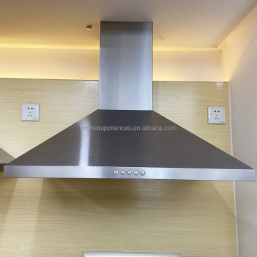Large Suction Tower Type Range Hood With ETL Certificate North America Market Kitchen Chimney Hood