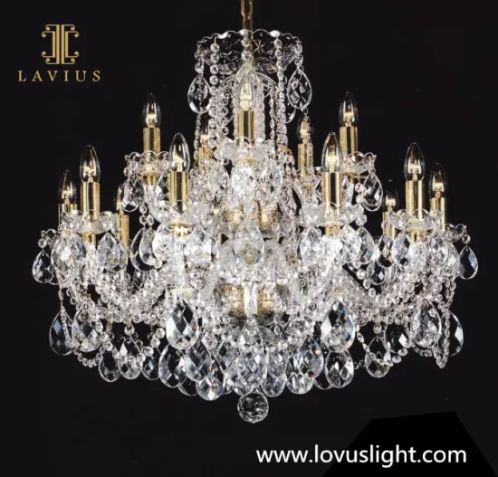 White light luxury crystal candle chandelier ceiling decoration ceiling chandelier living room bedroom villa chandelier