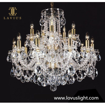 White light luxury crystal candle chandelier ceiling decoration ceiling chandelier living room bedroom villa chandelier