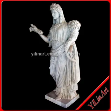 Stone lady statue, marble lady statue for garden