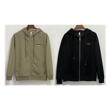 High-Quality G-SDQL Winter Jacket for Men: Zip Up Hoodie, Premium Cotton, Long Sleeve Work Jacket with Embroidered Logo