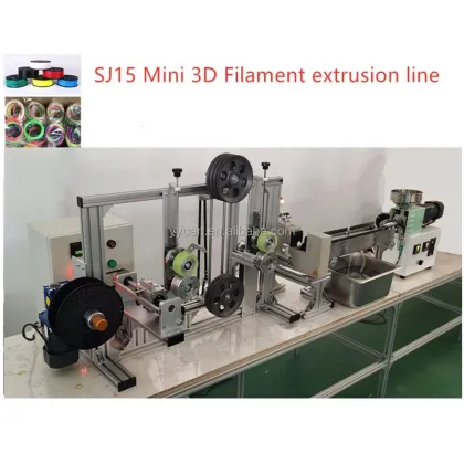 DIY 3D Printing: SJ15 Mini Lab 3D Printer Filament Extruder and Small Filament Making Machine