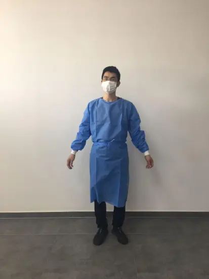 Disposable waterproof isolation gown