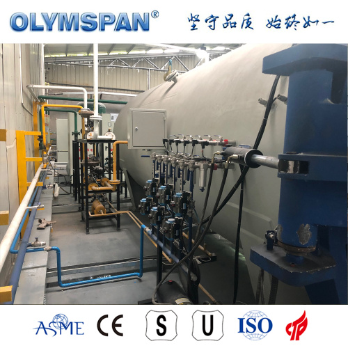 Autoclave de fabrication de matériaux composites standard ASME