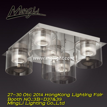Contemporary LED semi flush mount ceiling lamps lighting fxitures