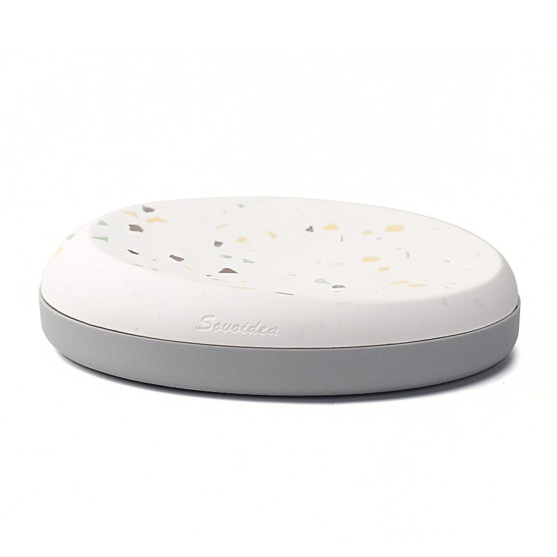 衛生陶器バーホルダートレイバスルームカウンターシャワーキッチンスポンジスクラバーシリコンソープディッシュ