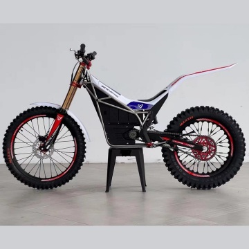 Dirt eBike Cqhzj Hochgeschwindigkeit Titanlegierrahmen 72V 30AH Elektrische Mountainbike Arktis Leopard E XT 620 Versuch
