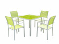 5pc alu garden dining set