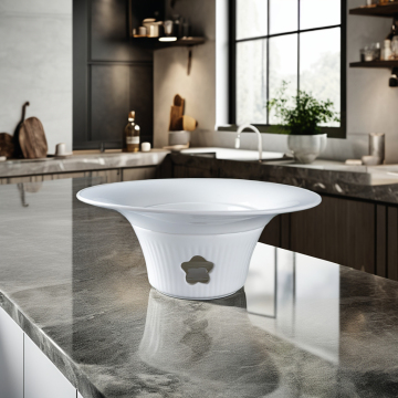 Microsafe Mini White Porcelain Soup Bowls and Creative Ceramics Plates