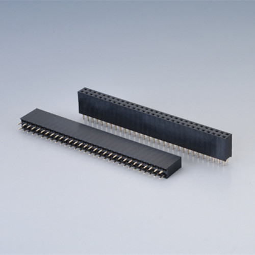 China Electronic Applications Dual-Row Female PIN Connector Supplier