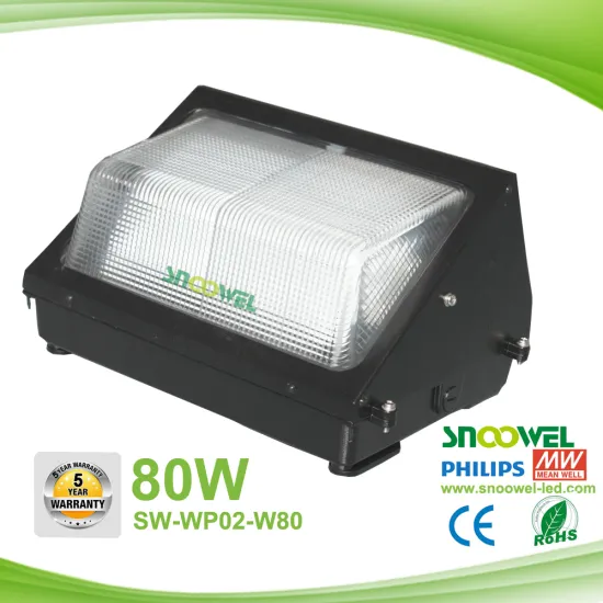 High bright led outdoor wall Light 80W led wall pack light for building perimeter