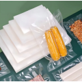 Pochette sous vide transparente à trois côtés, qualité alimentaire, PA PE, autoclave pour grains de maïs frais