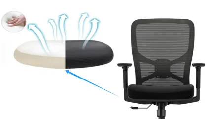2023 Revolving Ergonomic Mid Back Office Chair