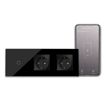 Bingoelec Tuya Smart 16A Wall Switches with Glass Panel