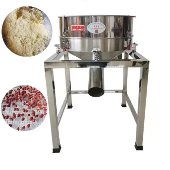 Commercial Chinese Herbal Powder Seasoning Screening Machine | Small Vibration Screening Machine for Flour