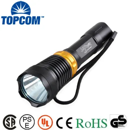 Professional Diving Equipment Magnetic Rotary Switch Diving Flashlight