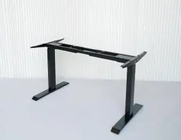 Motorized height-adjustable desk: standing desk with height adjustment, USB charging and ergonomic design (without top plate)