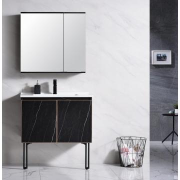 Black bathroom vanities stand for new