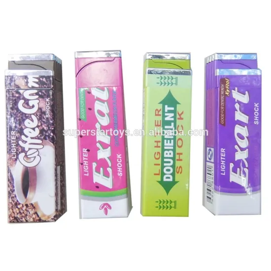 5150917-12 amazing shock gum funny joking shock lighter