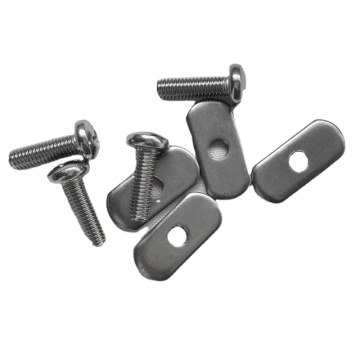 Custom Size M6 Carbon Steel Sliding T-Slot Oval Shape Nut Track Bolts for Solar Applications and Aluminum Extrusion Profiles