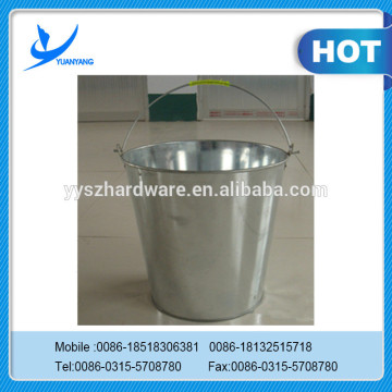 thick stainless steel bucket with big handle water bucket
