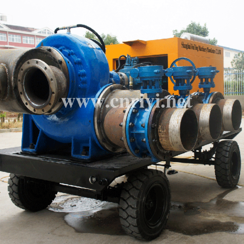 300-4000m3/h flow 5-12m lift diesel engine water pump