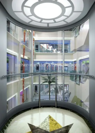 2016 SRH China manufacture Observation Panoramic Elevator Lift with CE certificate EN81