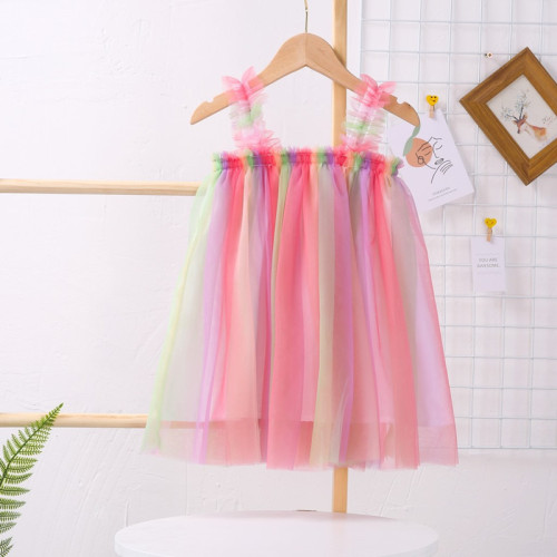 Dress per bambini senza maniche estive.