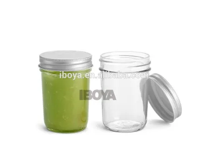 8oz Latest Design High Quality Lucid Glass Jar