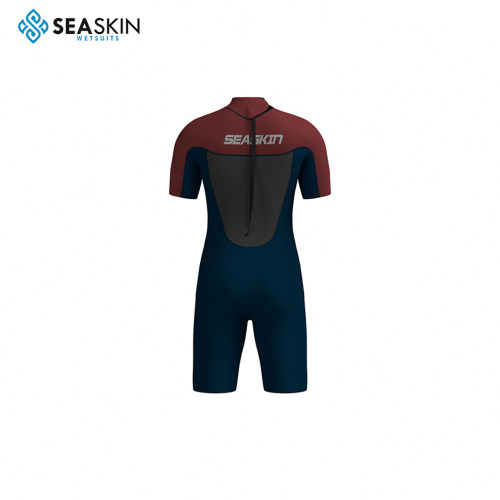Seaskin High Quality Men Black Neoprene Shorty Wetsuits