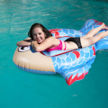 Custom inflatable Air Bed Fish floating အိပ်ရာ