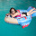 Custom inflatable air bed fish shaped floating bed