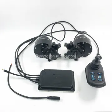 DIY Dual Drive 400W Electric Wheelchair Motor Kit with Joystick Controller - 24V 200W Motor Included