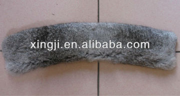 natural color top quality rabbit fur any size chinchilla rabbit collar