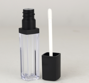 New desgin arrival led light square shape plastic lip gloss tube lip gloss tubes packaging