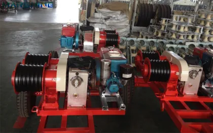 Gas Powered Engine Hydraulic Winch