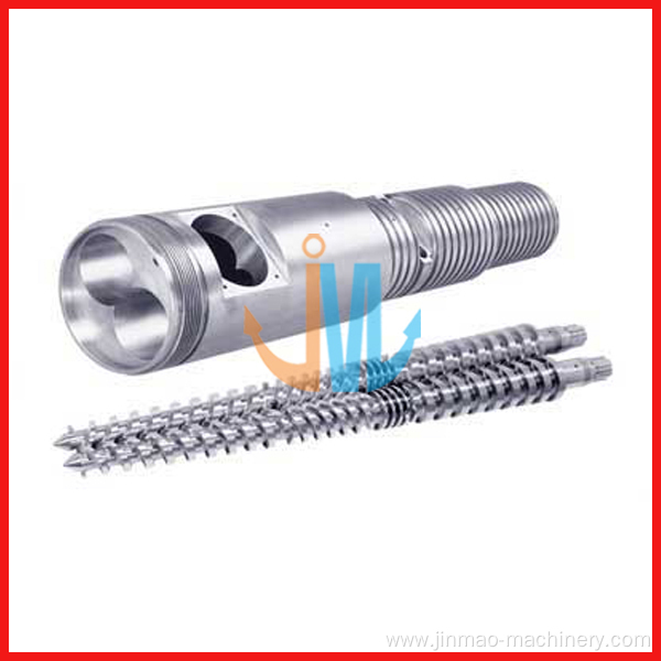 Bimetallic Twin screw and barrel for plastic extruder machine