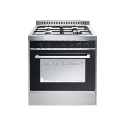 4 Burner Integrated Cooker with Gas Stove for Kitchens