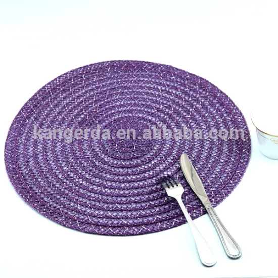 purple placemats